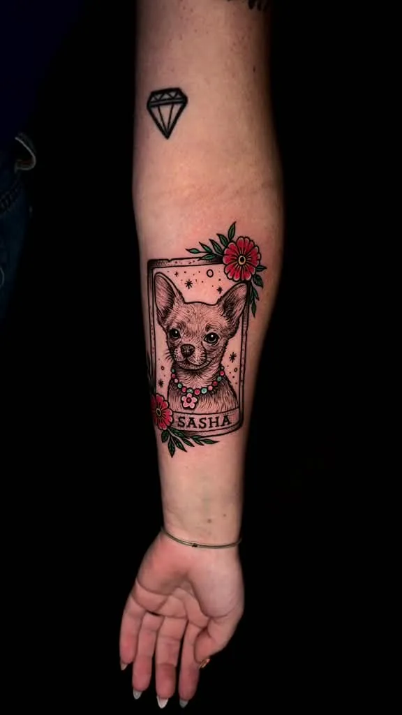 Sasha — color tattoo by Nemo Tattoo Studio