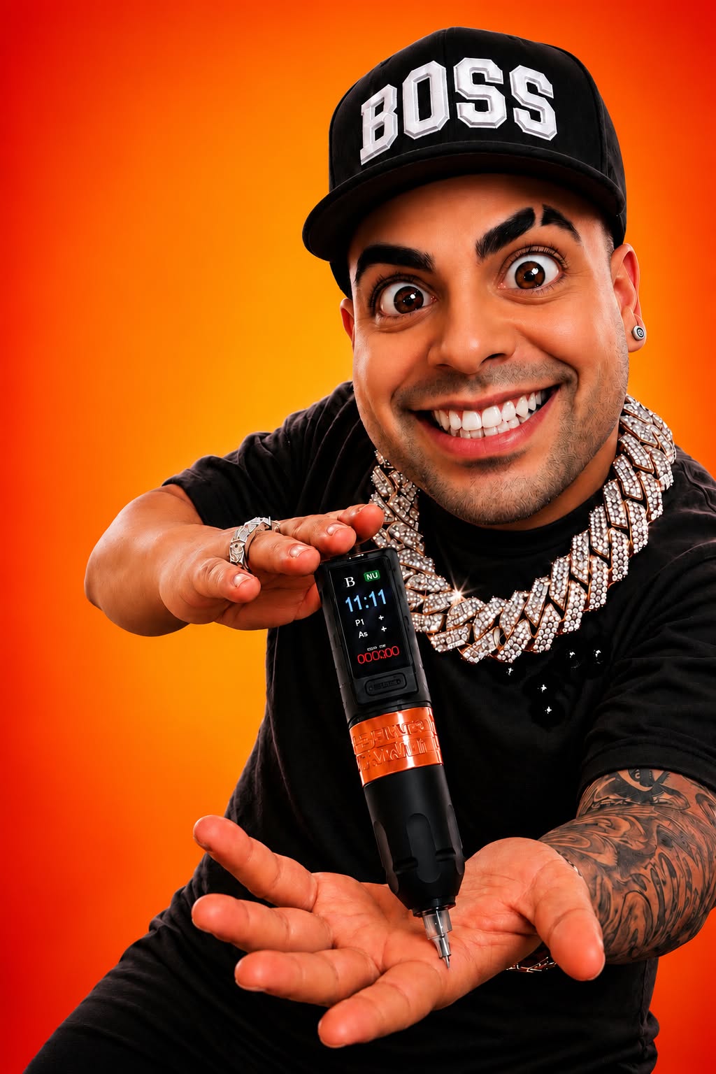 Portrait of Victor Llenderroso, artist at Nemo Tattoo Studio